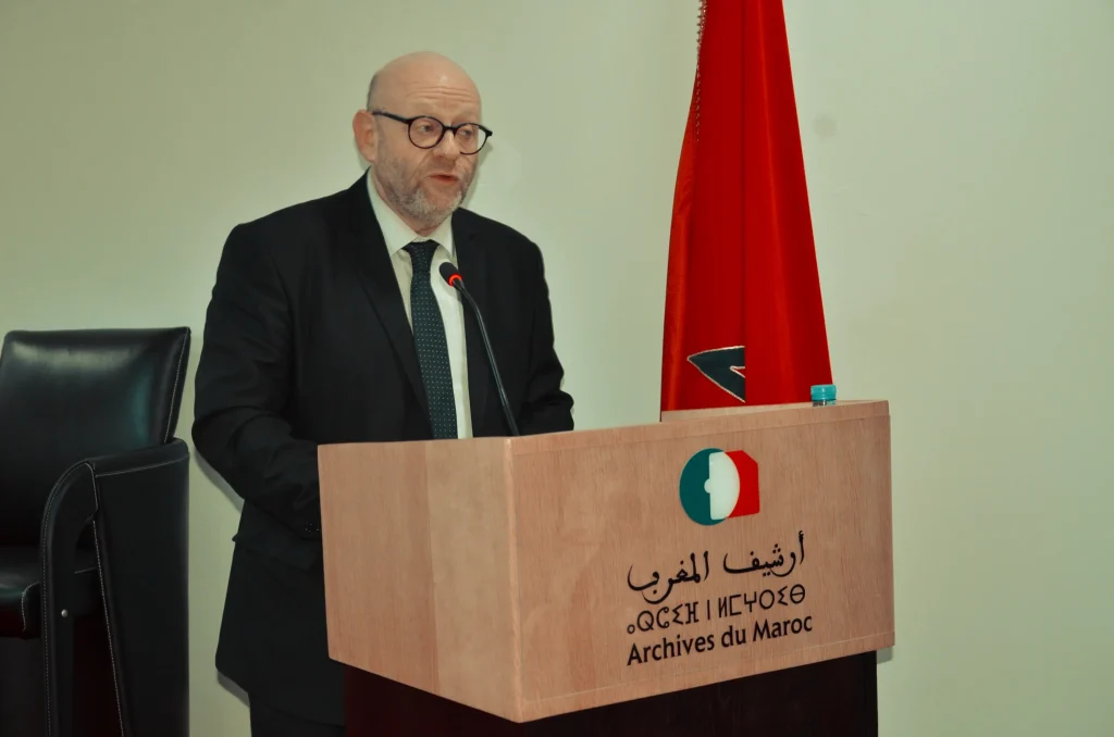 مراسيم تسليم أرشيف الرابطة اليهودية العالمية
